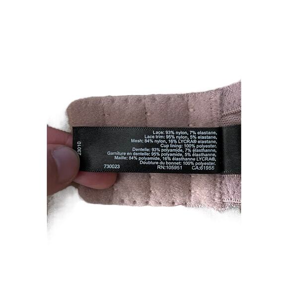 Natori bra 730023 Feathers underwire contour pink size 32G - Picture 6 of 7